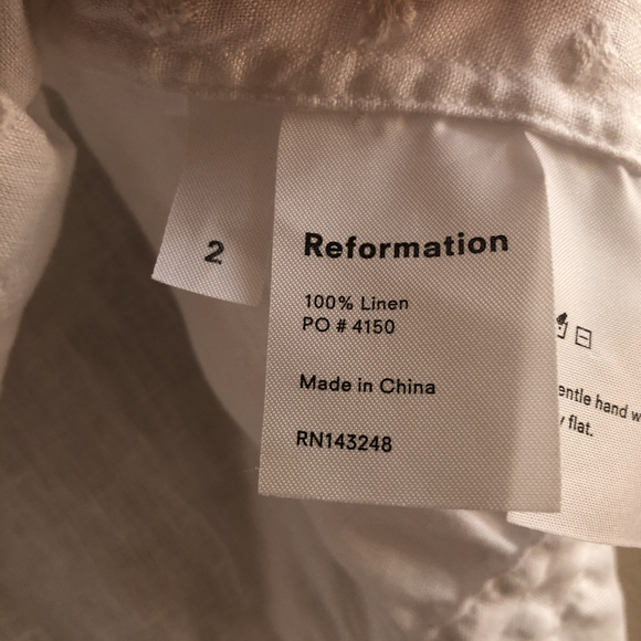 ❌SOLD❌ Reformation Luisa Top - Picture 4 of 4